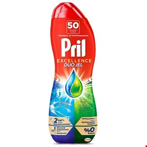 ژل ماشین ظرفشویی پریل دو فاز Pril اصل حجم ۹۰۰ میل