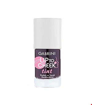  تینت لب گابرینی رنگ گیلاس قرمز حجم ۱۲ میل ا Gabrini Lip To Cheek Tint Cherry Red 