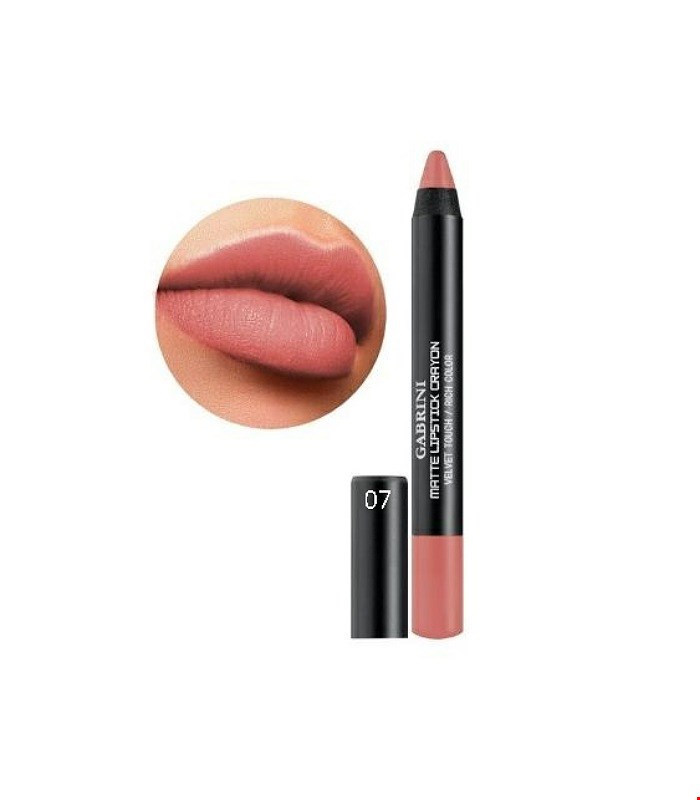  رژلب مدادی گابرینی شماره 07 GABRINI matte lipstick crayon