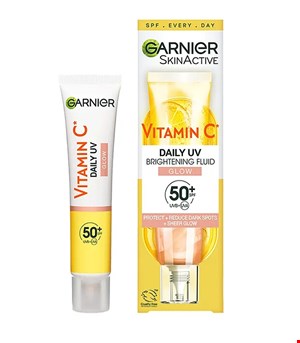 ضدآفتاب گارنیر ویتامین سی ضدلک رنگی حجم 40 میل Garnier yuz keremi