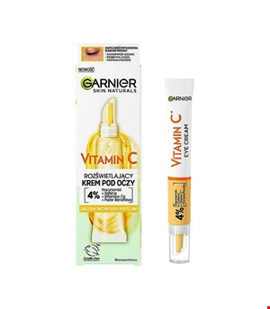 کرم دور چشم گارنیر ویتامین سی و کافئین حجم 15 میل Garnier vitamin C