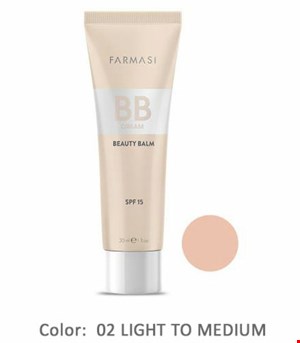 بی بی کرم فارماسی ضدلک شماره 02  Farmasi light to medium حجم 30 میلی لیتر 
