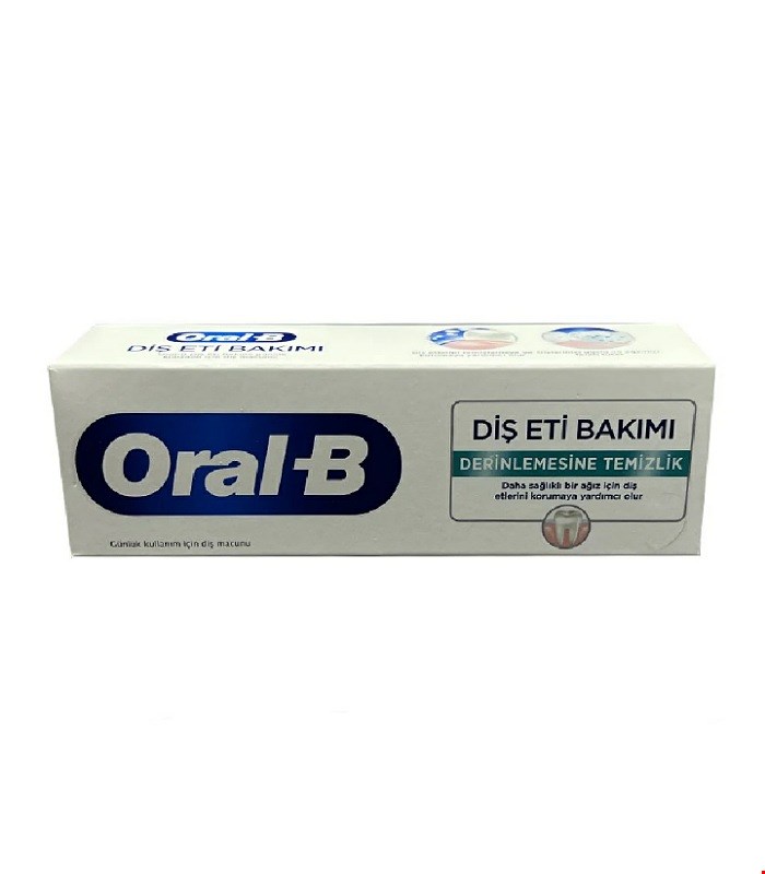 خمیردندان اورال بی اصل سفید کننده و محافظ لثه حجم 65 میلی لیتر Oral B