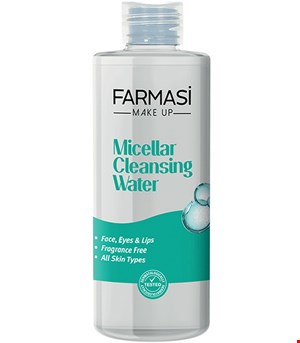 میسلار واتر فارماسی پاک کننده آرایش انواع پوست اصل ترکیه حجم 225 میل FARMASI MICELLAR WEATHER 