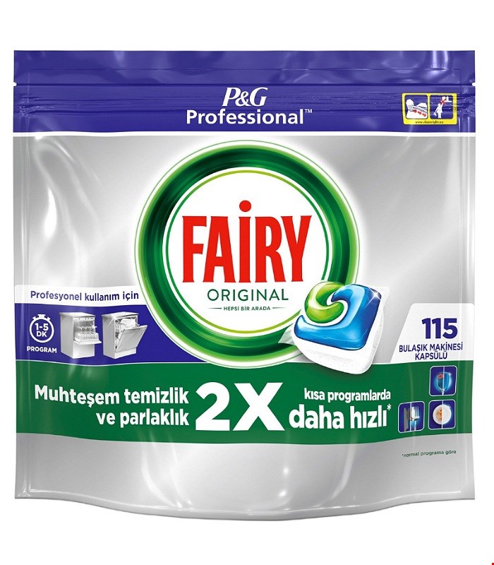 قرص ماشین ظرفشویی فیری مدل اورجینال 115 عددی اصل FAIRY ORIGINAL 