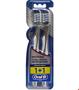مسواک دوقلو اورال بی پرو اکسپرت اصل ترکیه ORAL B HEPSI BIR ARADA