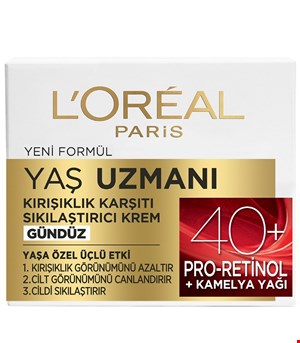 کرم روز ضدچروک لورال لیفت کننده و جوانساز بالای 40 سال اصل ترکیه حجم 50 میل L'ORÉAL 