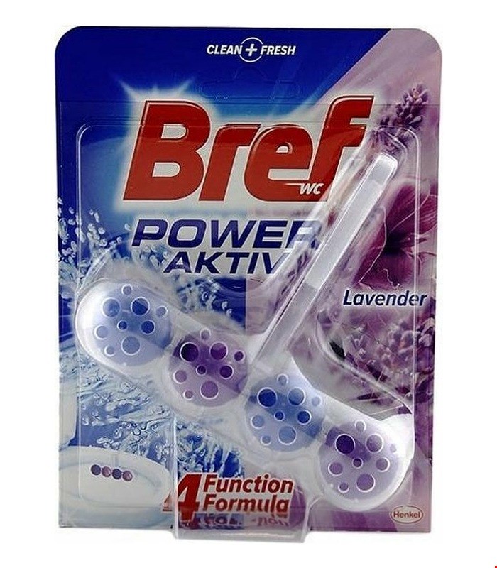 بوگیر برف توپی خوشبو ‌کننده توالت فرنگی رایحه لوندر اسطوخودوس 4 عددی اصل Bref lavender 