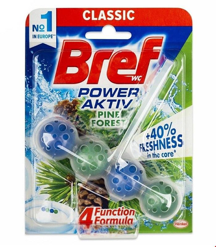 بوگیر برف خوشبو ‌کننده توالت فرنگی توپی رایحه کاج 4 عددی اصل Bref pine 