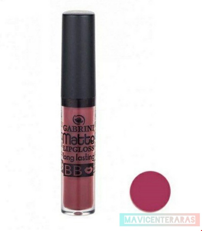 رژلب مایع گابرینی شماره 03 مدل بی بی مات 24 ساعته Gabrini Matte Lipglos Matte Lipgloss long lasting BB