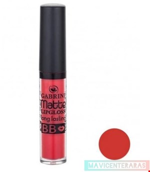 رژلب مایع گابرینی اصل شماره 04 مدل بی بی مات 24 ساعته Gabrini Matte Lipglos Matte Lipgloss long lasting BB