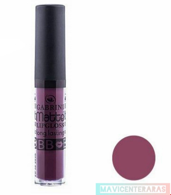 رژلب مایع گابرینی اصل شماره 05 مدل بی بی مات 24 ساعته Gabrini Matte Lipglos Matte Lipgloss long lasting BB