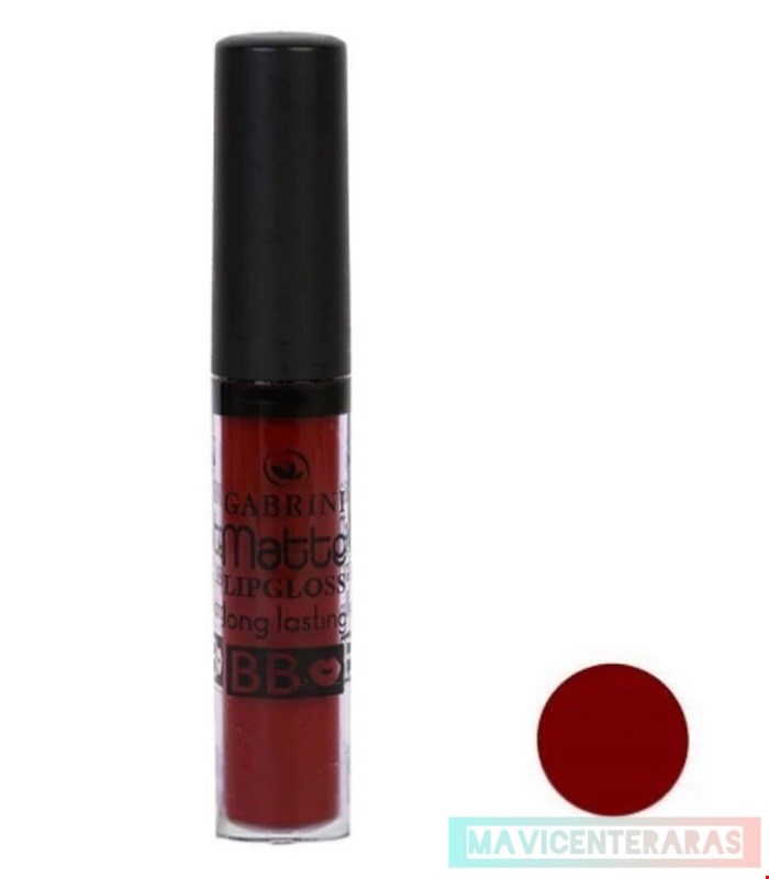 رژلب مایع گابرینی اصل شماره 06 مدل بی بی مات 24 ساعته Gabrini Matte Lipglos Matte Lipgloss long lasting BB