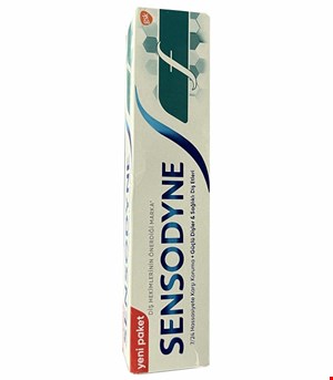 خمیر دندان فلوراید سنسوداین ترمیم لثه و جلوگیری از پوسیدگی اصل ترکیه حجم 100 میل  SENSODYNE FLUORIDE 