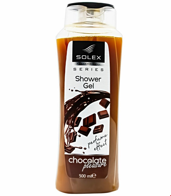 شامپو بدن سولکس رایحه شکلات مدل CHOCOLATE اصل ترکیه حجم 500 میل SOLEX 