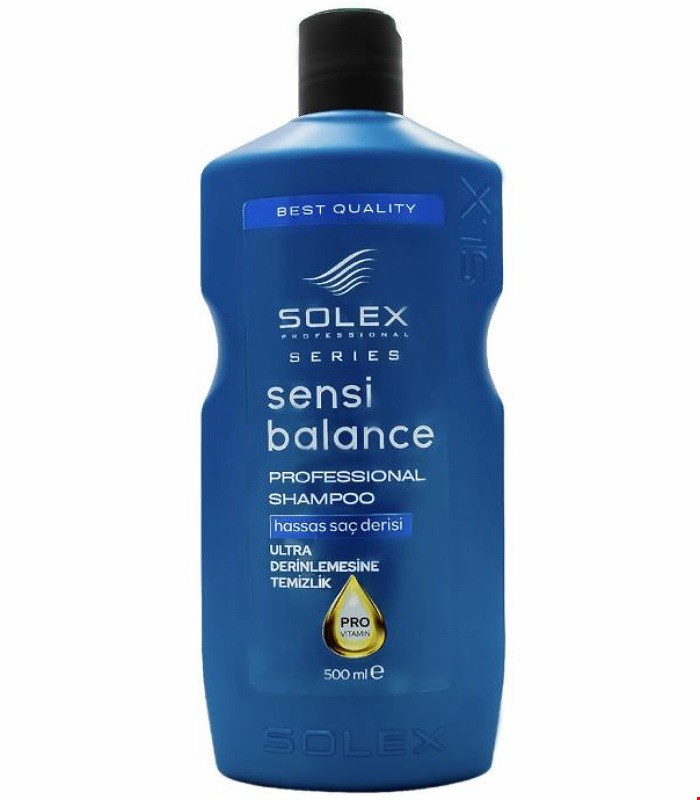 شامپو سولکس پوست سر حساس sensi balance اصل ترکیه حجم 500 میل SOLEX 