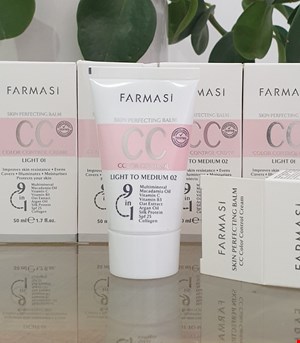 سی سی کرم01 لایت cc cream اصل ترکیه حجم ۵۰ میل