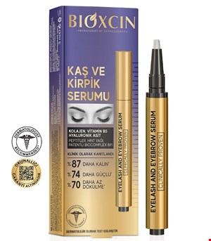 سرم تقویت مژه و ابرو بیوکسین حاوی بیوتین برای رشد مو اصل ترکیه حجم 3 میل
